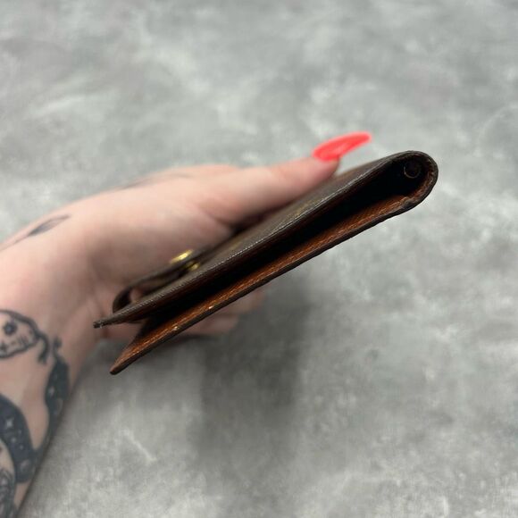 Louis Vuitton Monogram Etui Palm Cover Dark Brown Coated Canvas - Picture 10 of 16